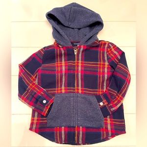 Andy and Evan zip up flannel - Size 3T